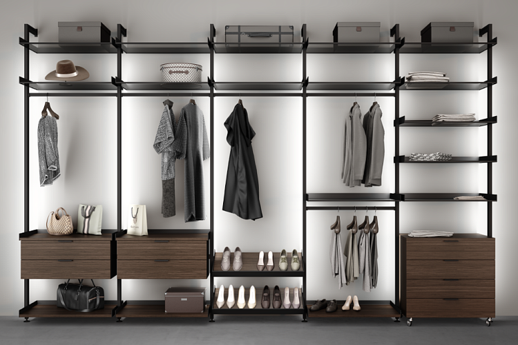  Гардеробная ALTO. Открытая система хранения. , фото № 1