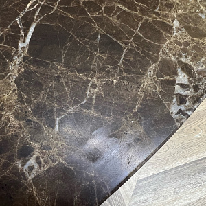 Стол журнальный овальный 120х75  Стол Saarinen CTS Design со столешницей из натурального мрамора