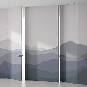 Скрытая дверь под покраску 