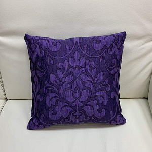 Подушка декоративная  бархатная   итальянская цветочный орнамент