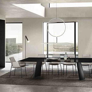 Стол обеденный фиксированный Dorian Cristallo