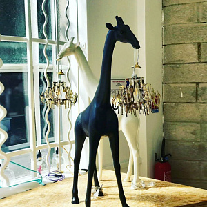 Торшер Qeeboo Giraffe In Love Giraffe In Love XS Black 28001BL