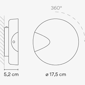Настенный светильник Vibia Dots Dots 4662 American walnut 466283/10