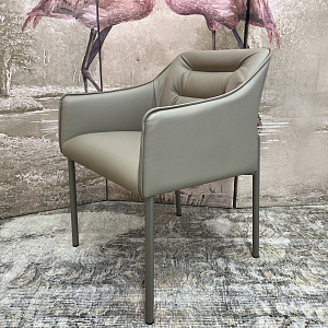 Полукресло итальянское KIRA  Eforma полностью в натуральной коже