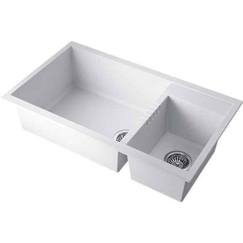  Мойка Omoikiri Tedori 86-2-LB-WH , фото № 1