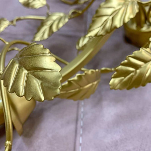 Бра металл золото