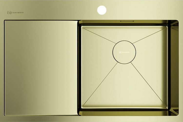  Мойка Omoikiri Akisame 78-R-LG , фото № 3