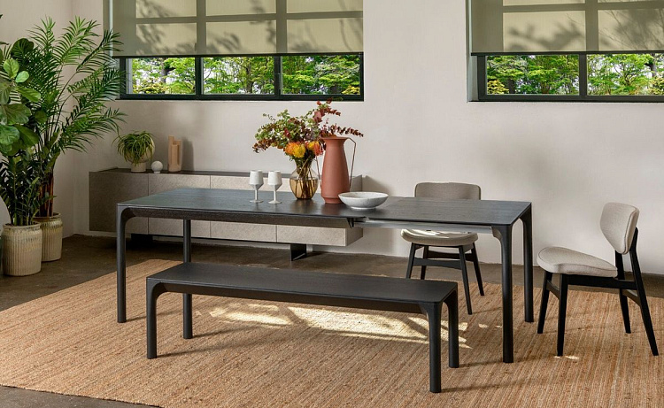  Итальянский Стол обеденный Zeno. Раскладной стол из массива дерева. , фото № 1