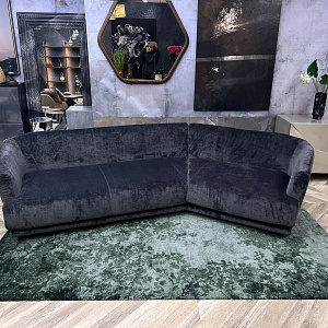 Модульный _ Диван Aplomb Calia Italia с анималистичными подушками