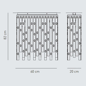 Потолочный светильник Axo Light Glitter PL GLI 60 L PLGLI60LSPCRE27
