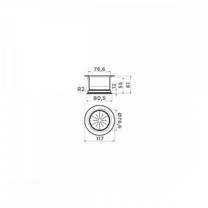 Сменная горловина для измельчителя NA-04-IN