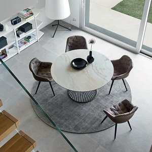 Итальянский Стол обеденный фиксированный VORTEX . Calligaris. CS4108-FD 120.