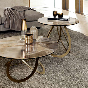 Стол журнальный FEBE LOW_top cristallo