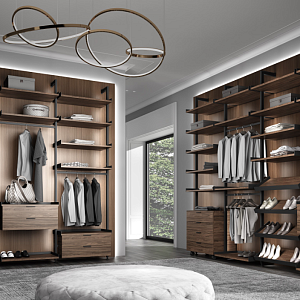 Гардеробная ALTO. Открытая система хранения.