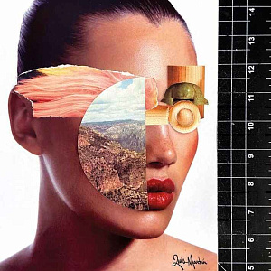 Итальянская картина Imagination. Фактурная штукатурка на алюминии.  LM-009 Художник Luis Martin.