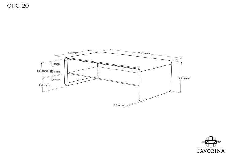  Стол журнальный OLIA , фото № 12