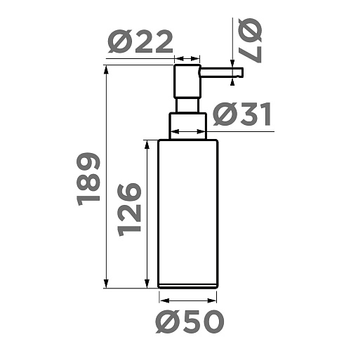  Дозатор Omoikiri OM-06-LG , фото № 2