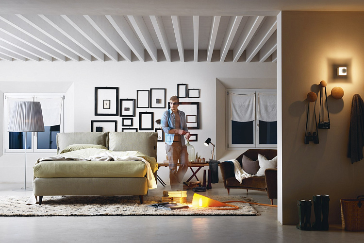  Кровать Eden Advance with leather frog , фото № 1