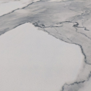 Итальянский стол обеденный раскладной Ship Zamagna с белой керамической матовой столешницей