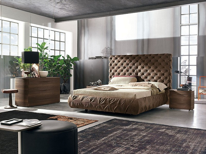  Итальянская двуспальная кровать CHANTAL ALTO , фото № 1