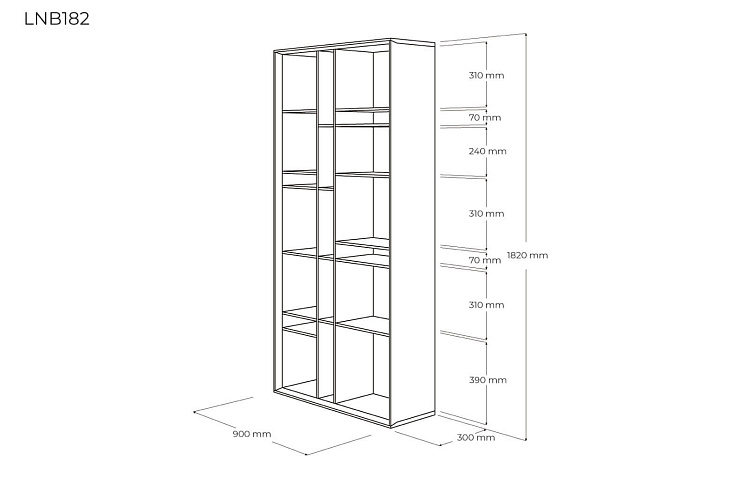  Стеллаж LINK+ 180 , фото № 12