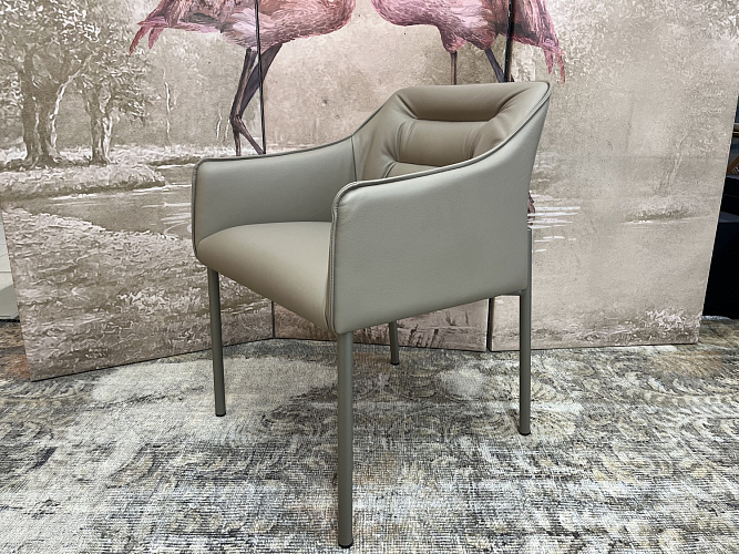  Полукресло итальянское KIRA  Eforma полностью в натуральной коже , фото № 1