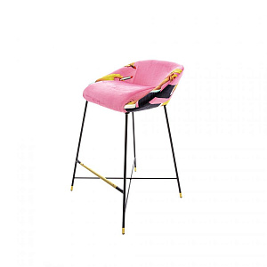 Барный стул Seletti Toiletpaper Furniture Pink Lipsticks 16172