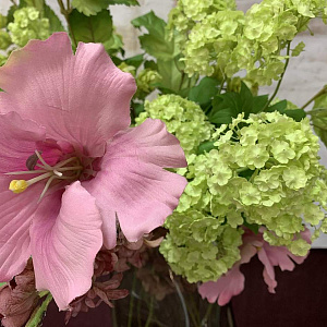 Цветок искусственный VIBURNO VERDE CHIARO калина