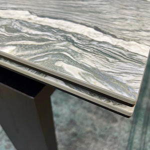 Стол  итальянский раскладной обеденный Brooklyn Tonin Casa на деревянном основании  керамический