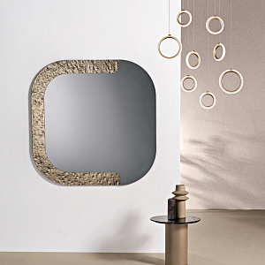 Итальянское Зеркало Volta 120x120 Bronzo