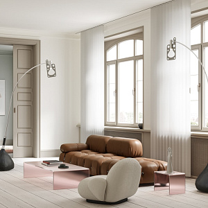 Торшер Axo Light Bul-Bo aluminium