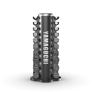 Набор стальных гантелей на стойке от 1 до 10 кг Yamaguchi Dumbbells Rack