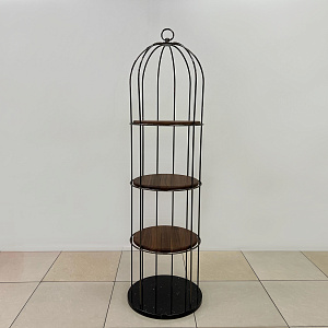 Библиотека итальянская дизайнерская Tweet 7245 Tonin Casa стеллаж этажерка в виде клетки