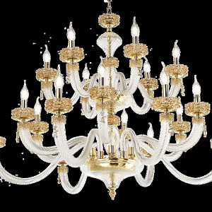 Итальянская Люстра Anais 18 рожков Lux Illuminazione
Люстра из Муранского стекла