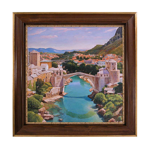 Картина "Вид на Старый Мост. Мостар"