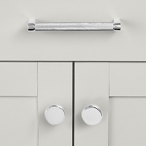 Ручка-скоба Restoration Hardware Lambeth Knurled Lambeth Knurled L.15.2 Satin Nickel 24170017 SNCK