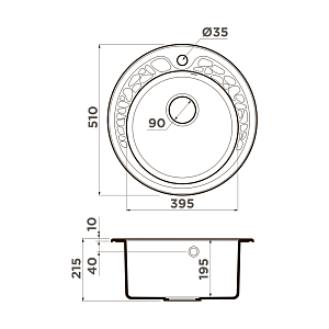 Мойка Omoikiri Tovada 51-SA