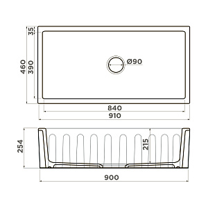 Мойка Omoikiri Mikura 91-SB