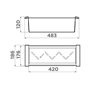 Коландер Omoikiri CO-04-GM