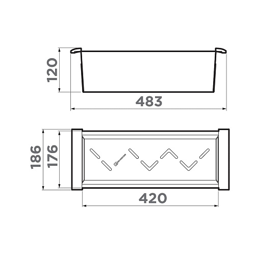  Коландер Omoikiri CO-04-GM , фото № 2