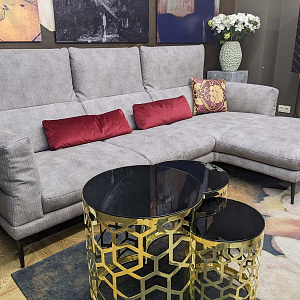 Итальянский угловой Диван Paride. Calia Italia. Диван с регулируемой спинкой.