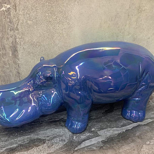 Предмет декора Hippo Big turchese   Adriani Rossi