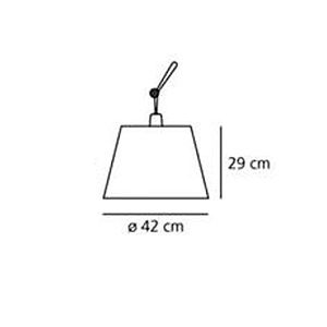 Абажур Artemide Tolomeo Mega 0780030A