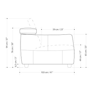 Диван угловой Notturno