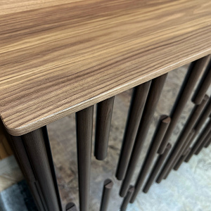 Тумба TV Drops из натурального дерева с зеркальными фасадами в наличииTonin Casa Италия