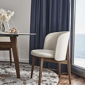 Итальянский Стул Abrey. Calligaris. Стул на деревянном каркасе.