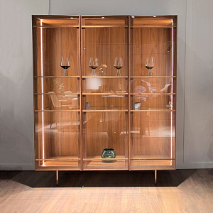 Витрина YORK DEG2121KBR орех