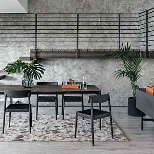 Стол обеденный раскладной SILHOUETTE. Calligaris.