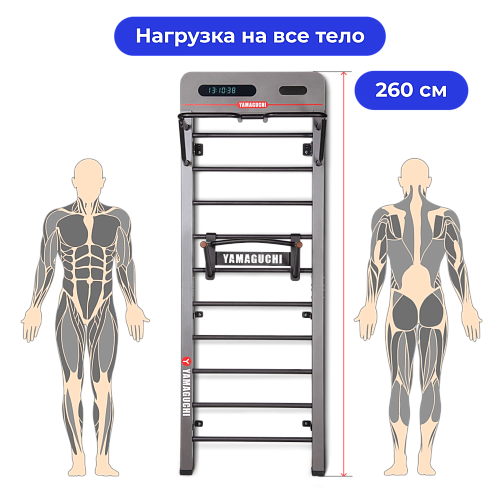  Многофункциональная шведская стенка Yamaguchi Smart Wall 260 см , фото № 4