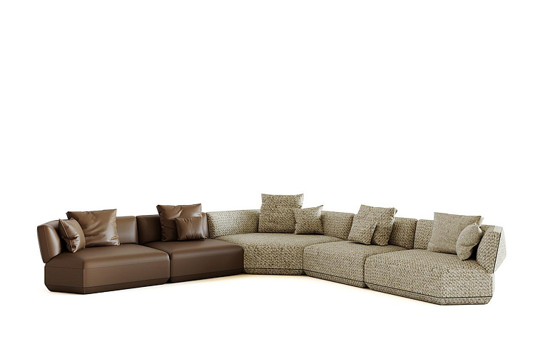  Диван угловой Van2 VN109 - Кожа , фото № 1